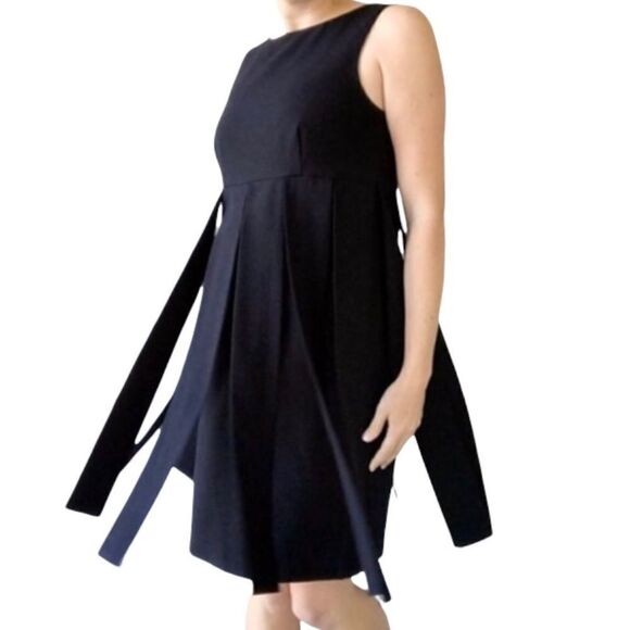 CAbi Crepe Flapper Dress Empire Waist #236 Size 8 - Picture 2 of 12